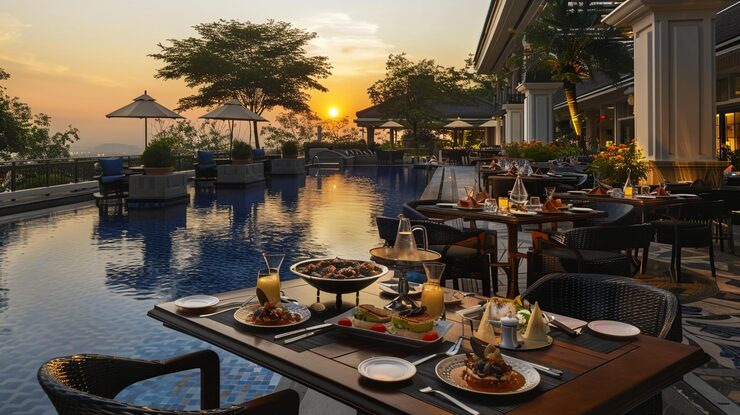 poolside-dining-features-gourmet-food-with-sunset-view_1230681-17007
